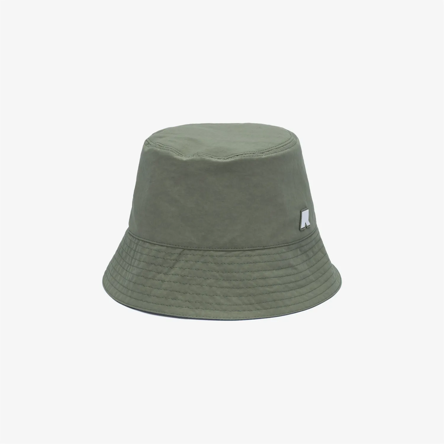 K-Way Shavit Cotton Double palarie bucket verde reversibila