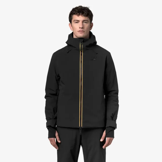 K-Way Lesarcs 2L Twill geaca schi neagra 20000 mm