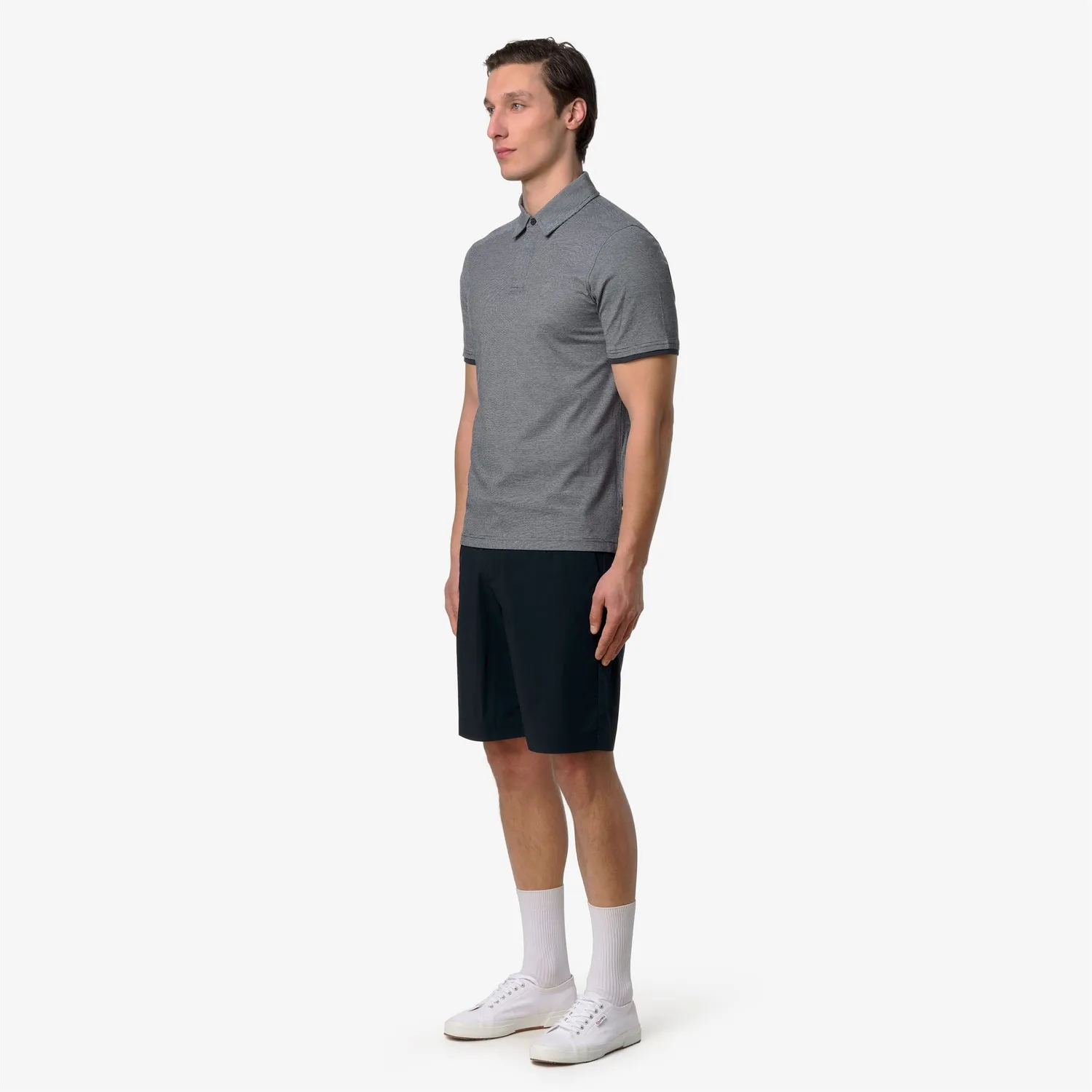 K-Way Vincelle Stretch Co Stripes polo barbati dungi stretch