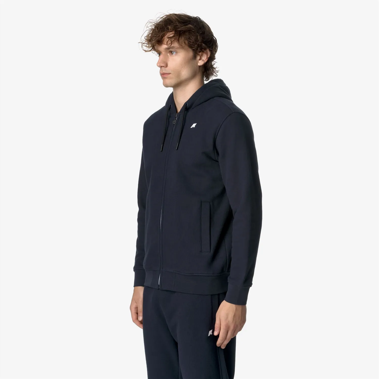 K-Way Anthony hanorac barbati albastru fleece gros