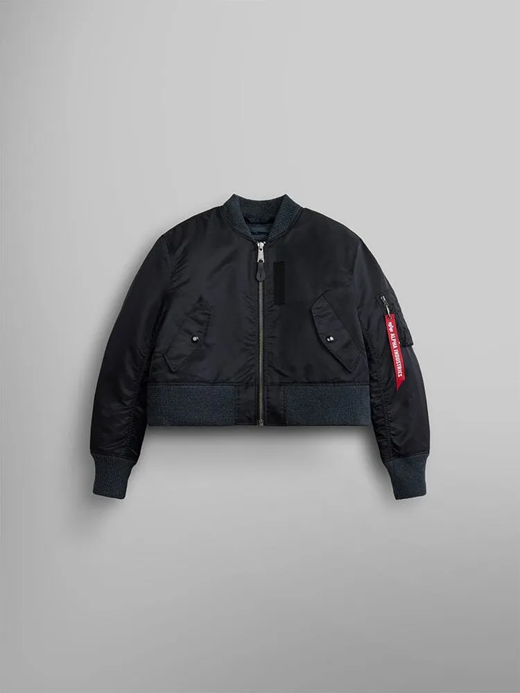 Alpha Industries MA-1 3-in-1 geaca dama matlasata neagra