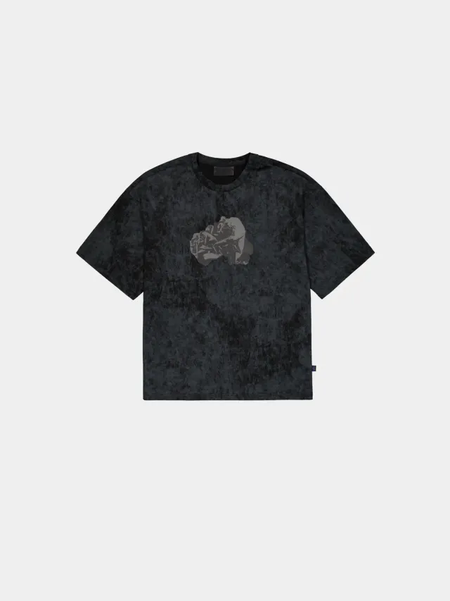 Alpha Industries Desert Rose tricou negru loose fit bumbac
