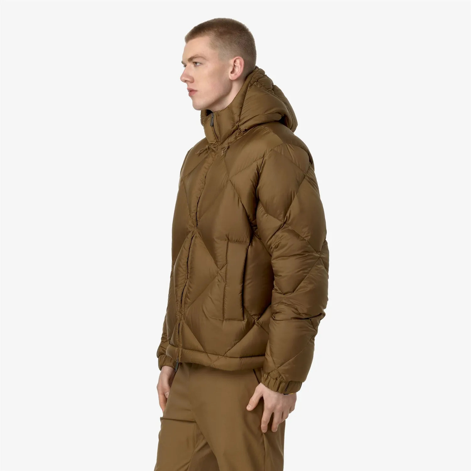 K-Way Quill Super Light Thermo Heavy geaca maro cu puf