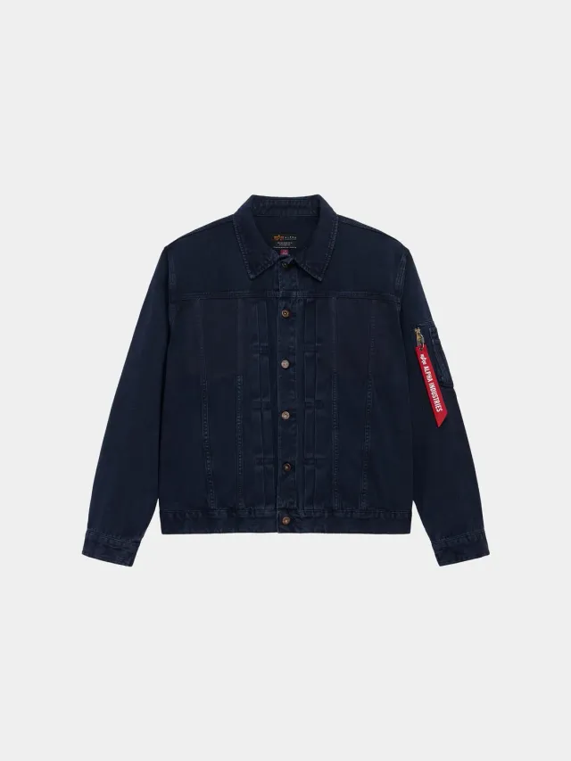 Alpha Industries CTN Work Overshirt camasa Replica Blue bumbac