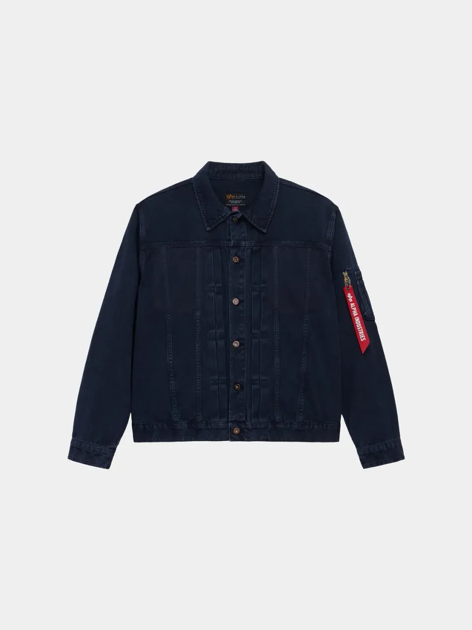 Alpha Industries CTN Work Overshirt camasa Replica Blue bumbac