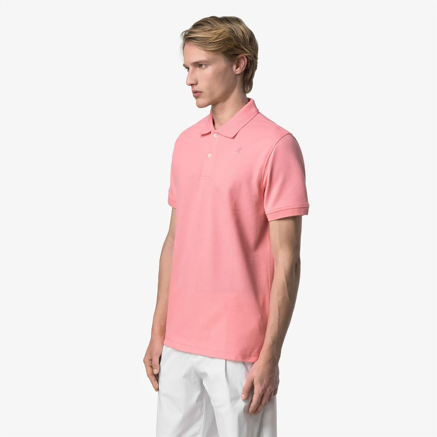 K-Way Amedee Pique Slim polo barbati Pink Geranium