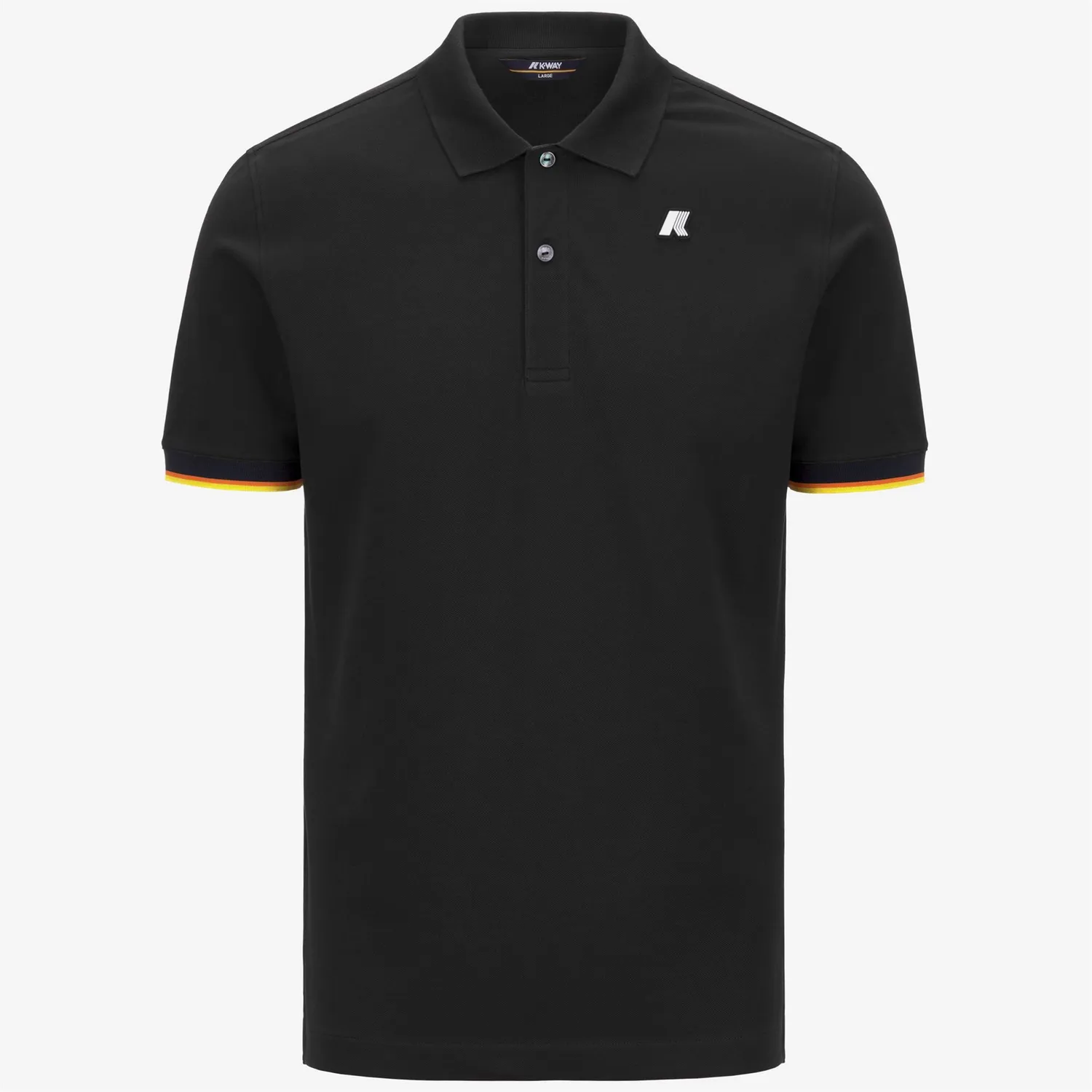 K-Way Vincent polo barbati negru slim
