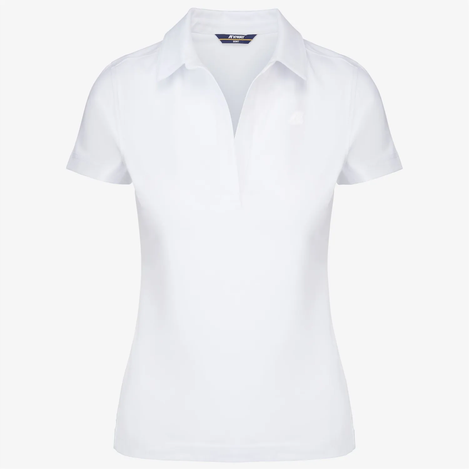 K-Way Charlette polo dama alb regular