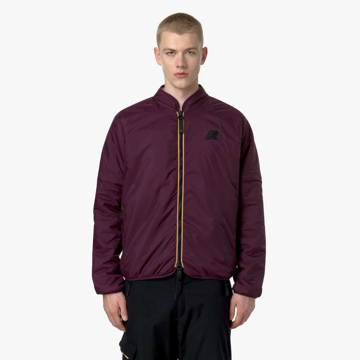 K-Way Bessans geaca fleece reversibila White Violet
