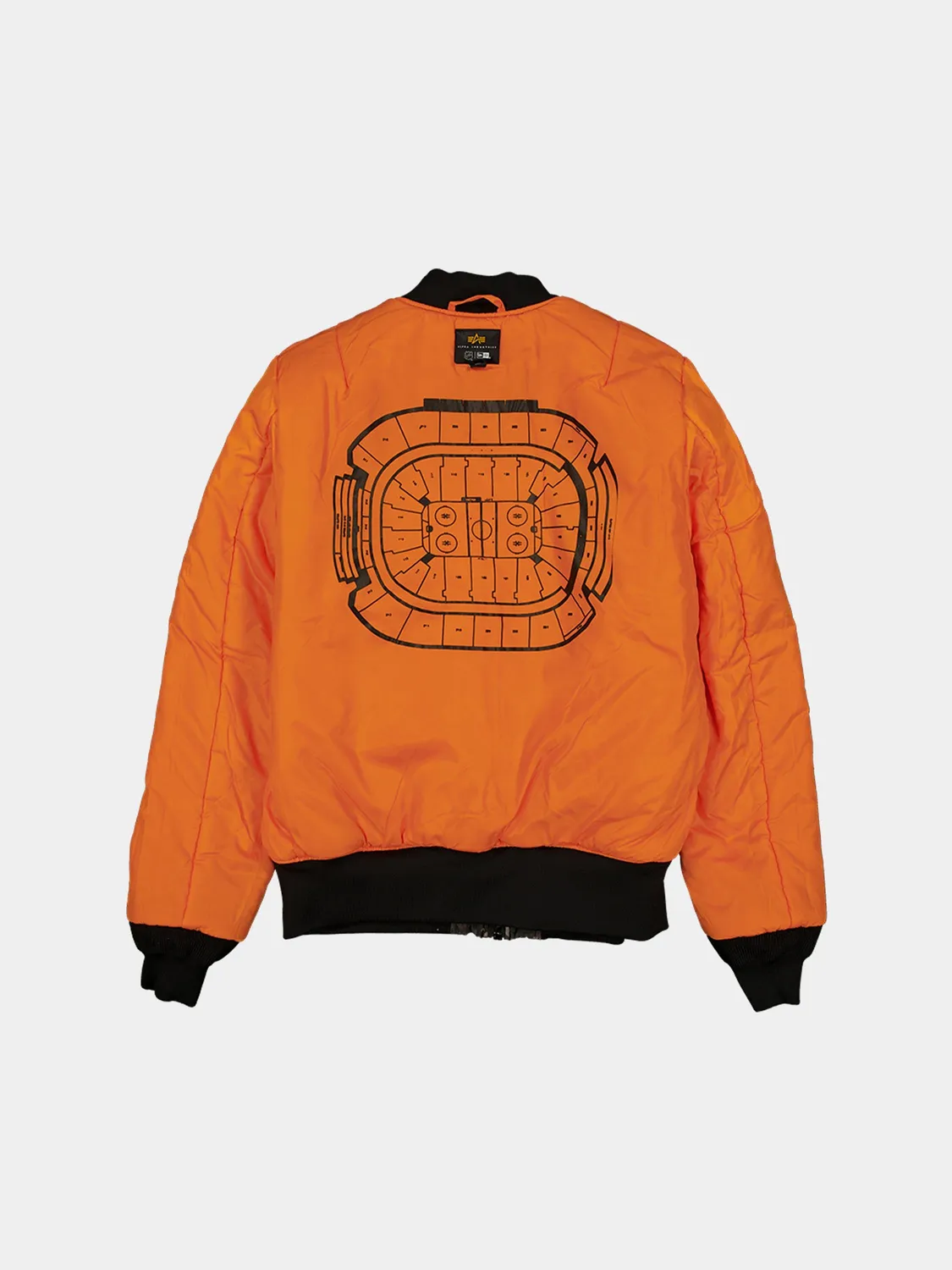 Alpha Industries MA-1 Toronto Maple Leafs bomber negru camo