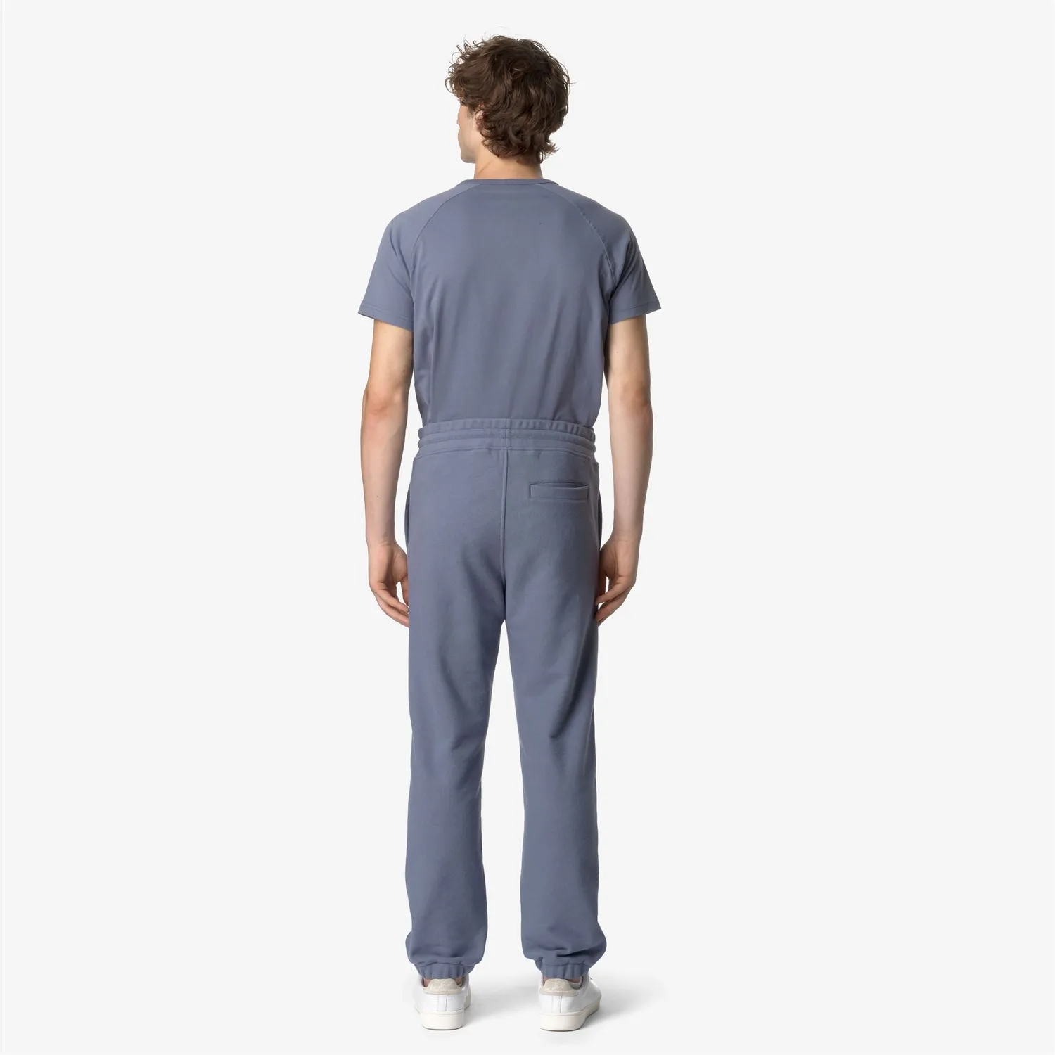 K-Way Mickyel Heavy Fleece pantaloni sport gri albastru calduros