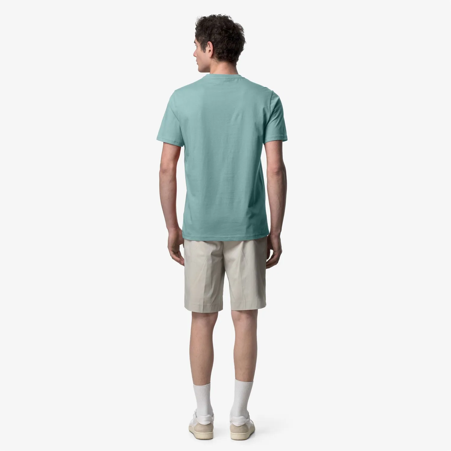 K-Way Odom Jersey Slim tricou barbati verde mine slim