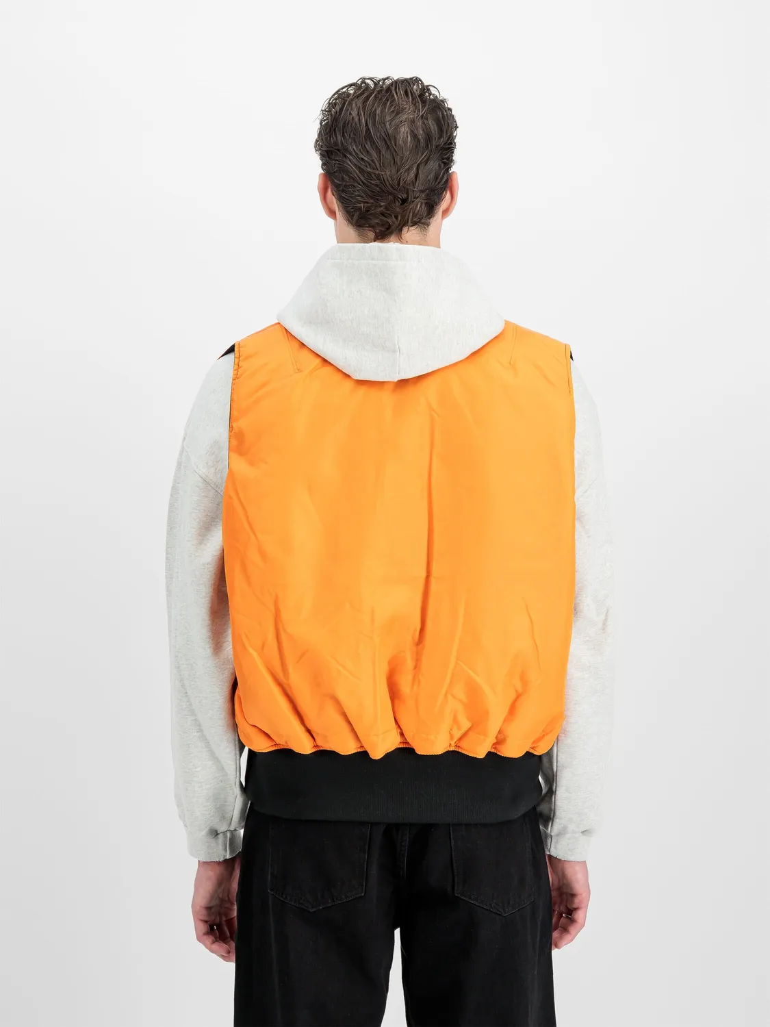 Alpha Industries MA-1 Heritage vestă neagră reversibilă