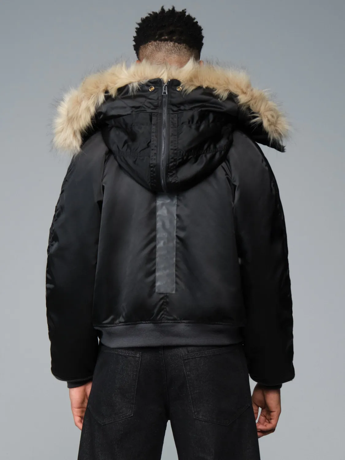 Alpha Industries N-2B 1950s palton negru ger extrem