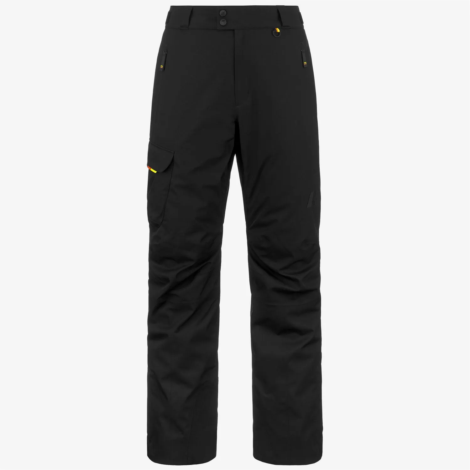 K-Way Avrieux Micro Twill pantaloni schi negri impermeabili