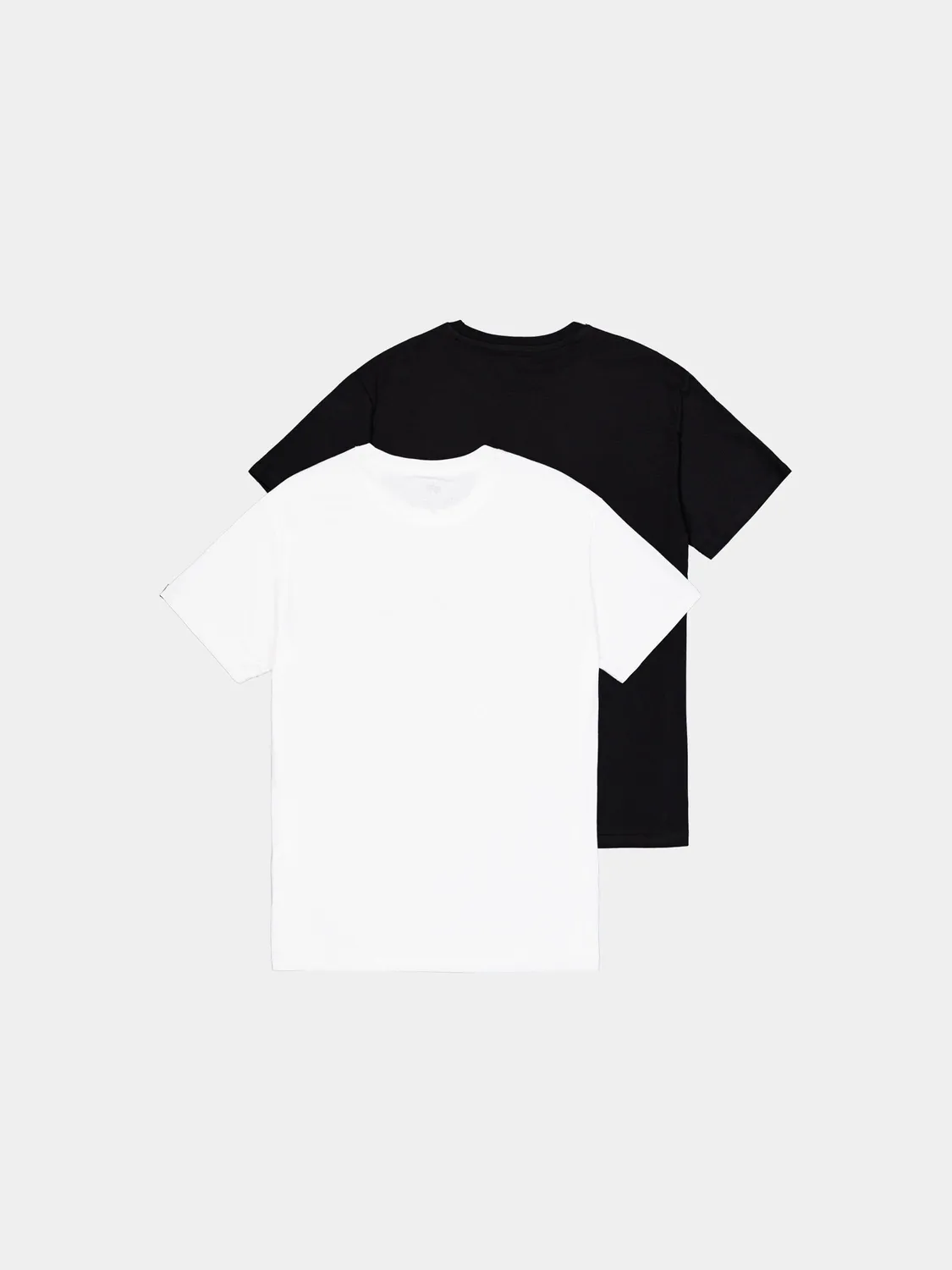Alpha Industries Basic Small Logo tricou negru/alb 2 bucăți jersey