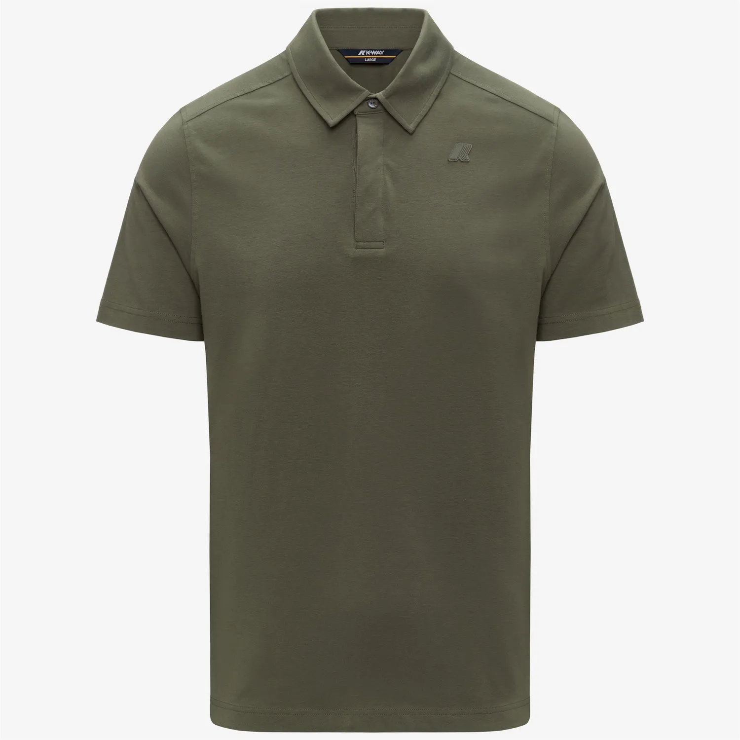 K-Way Viggo polo barbati verde bumbac stretch
