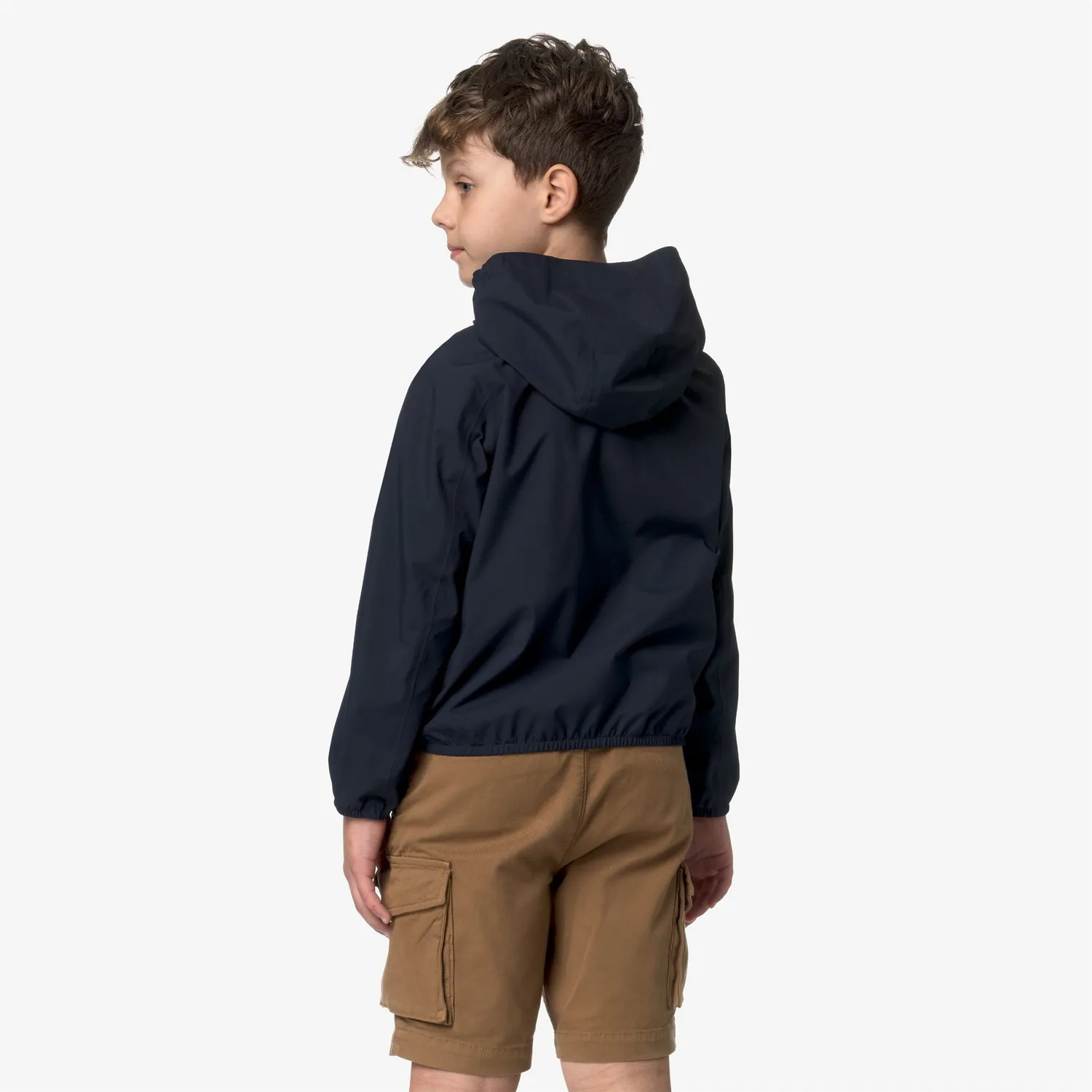 K-Way Jack Stretch Dot geaca baiat albastru impermeabila