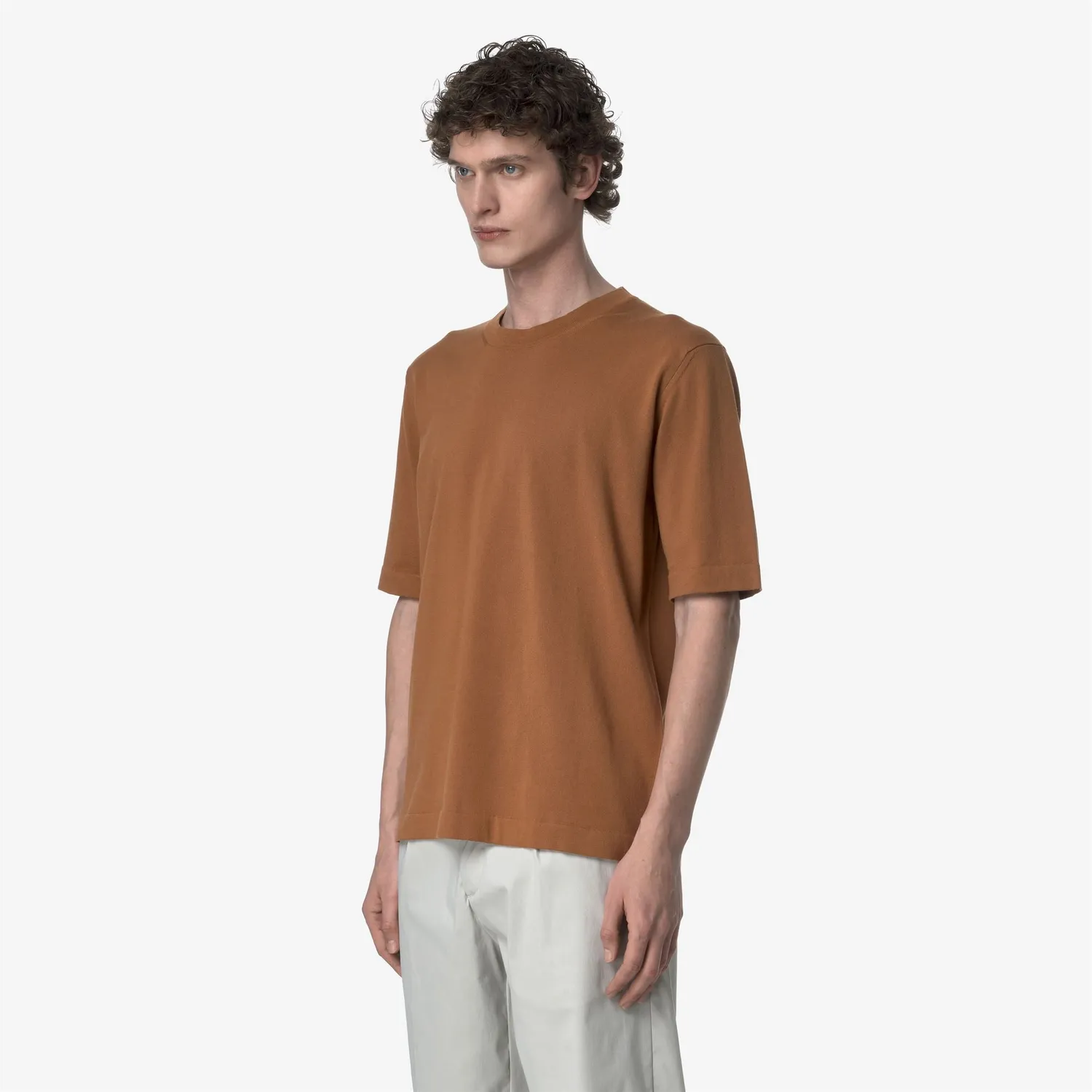 K-Way Combe pulover barbati brown bran bumbac