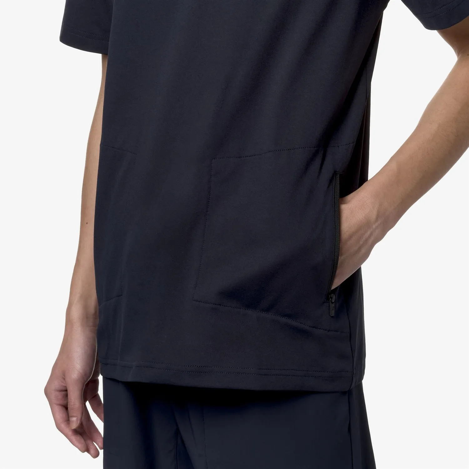 K-Way Seril Travel tricou unisex albastru impermeabil