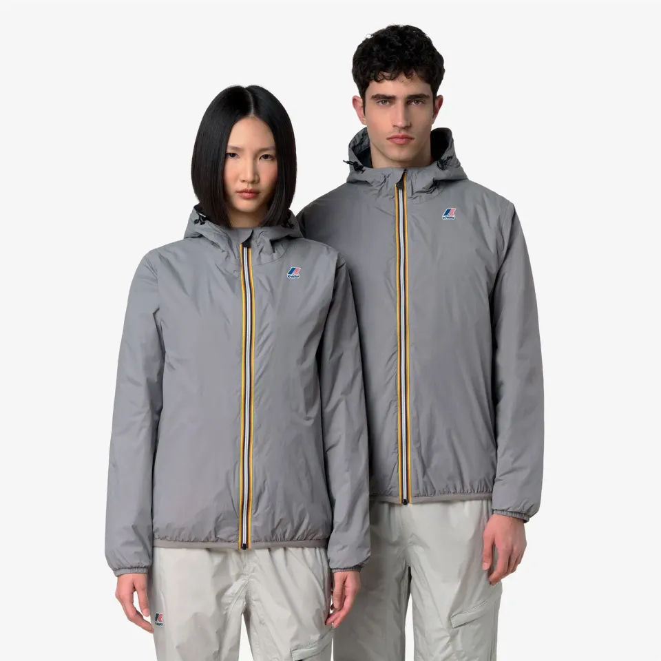 K-Way Le Vrai 4.0 Claude Warm geaca unisex gri impermeabila