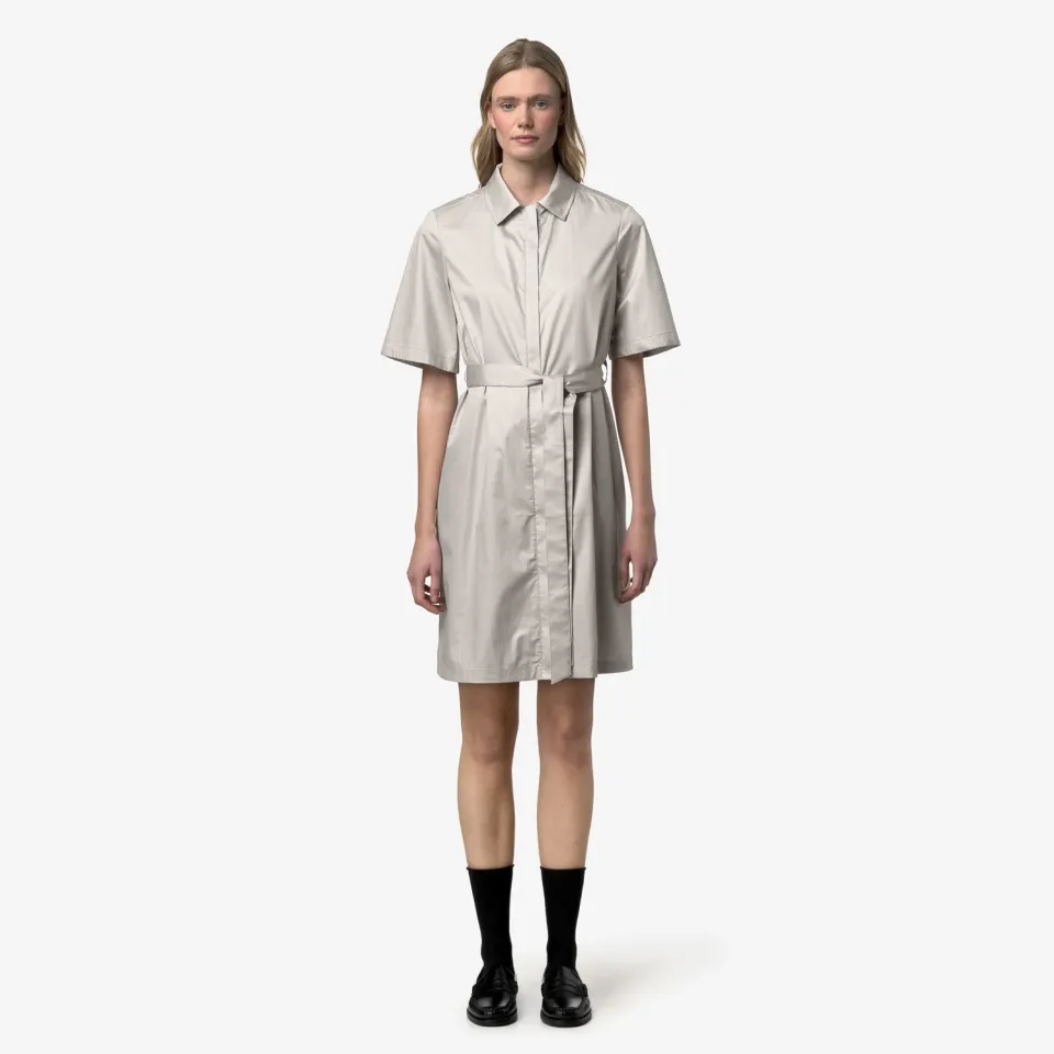 K-Way Nouaille rochie bumbac bej dama scurta