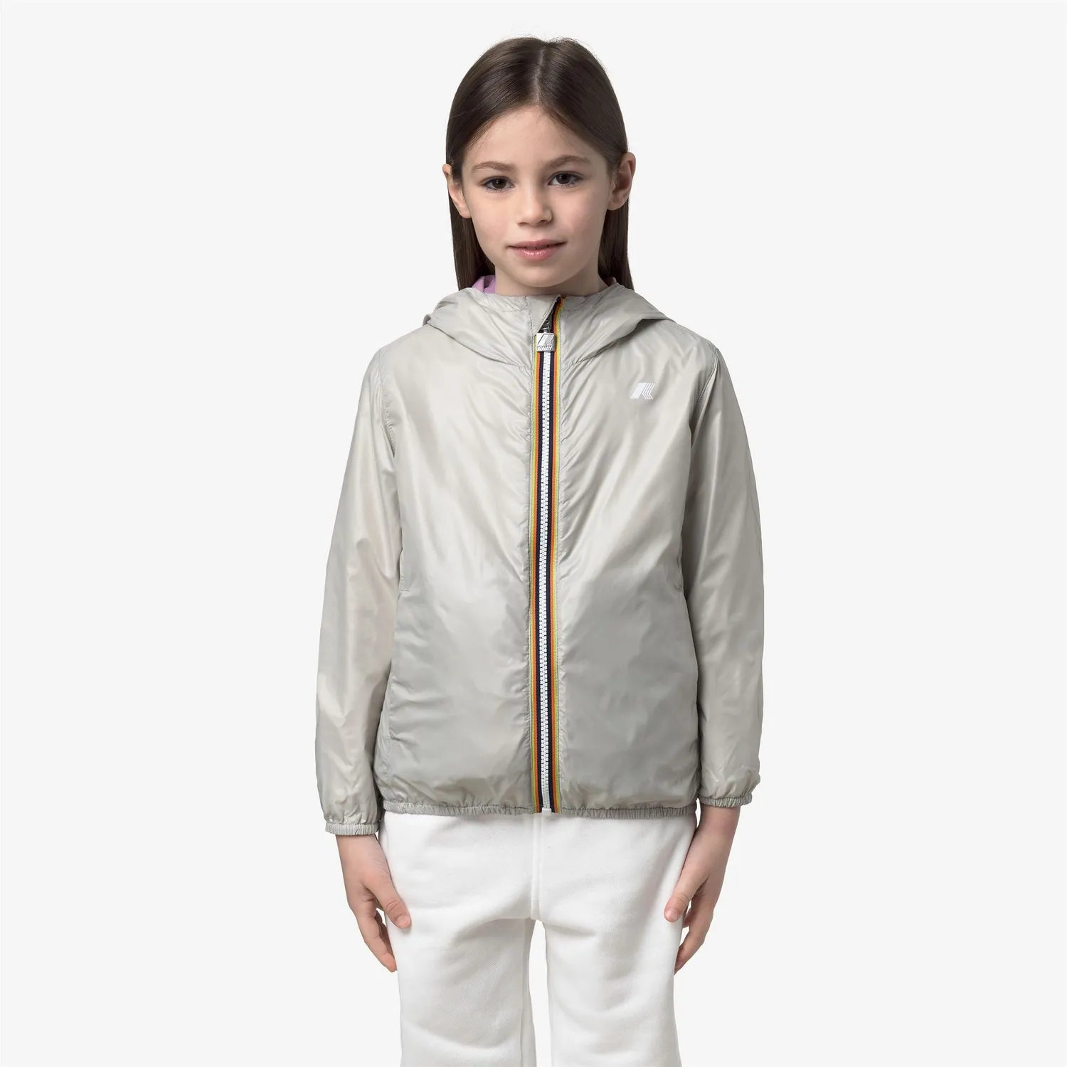 K-Way Lily geacă fete mov reversibilă impermeabilă