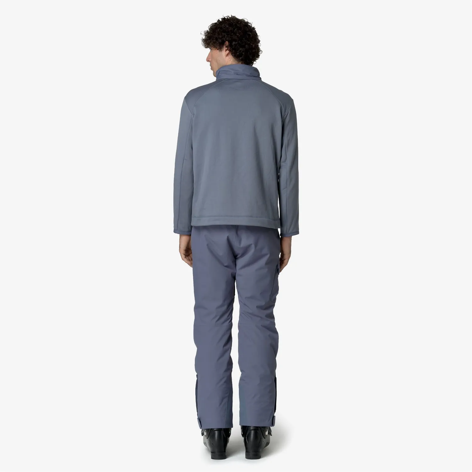 K-Way Avrieux pantaloni schi gri-albastru barbati