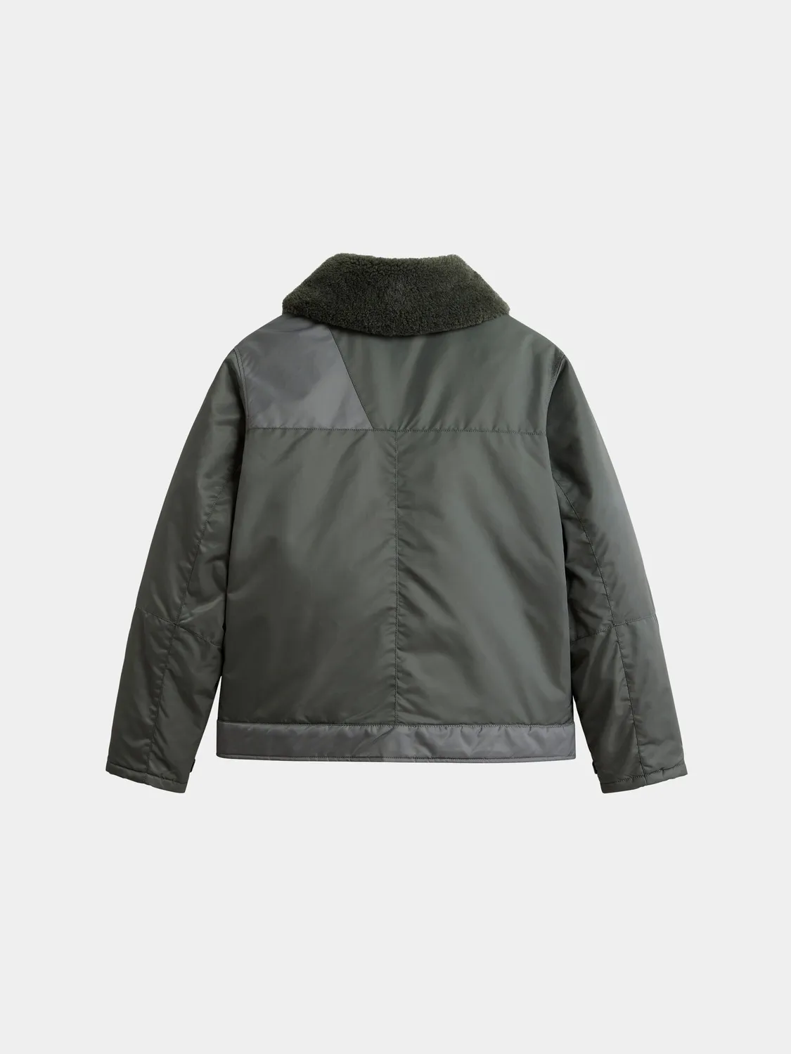 Alpha Industries Nylon Aviator geaca gri calduroasa