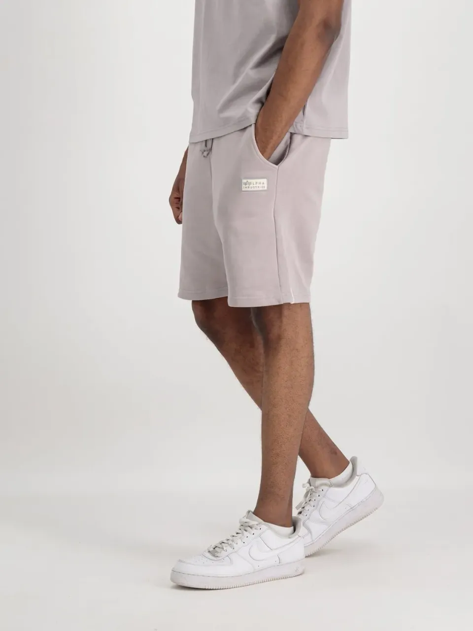 Alpha Industries Organic Jogger Sort gri bumbac organic