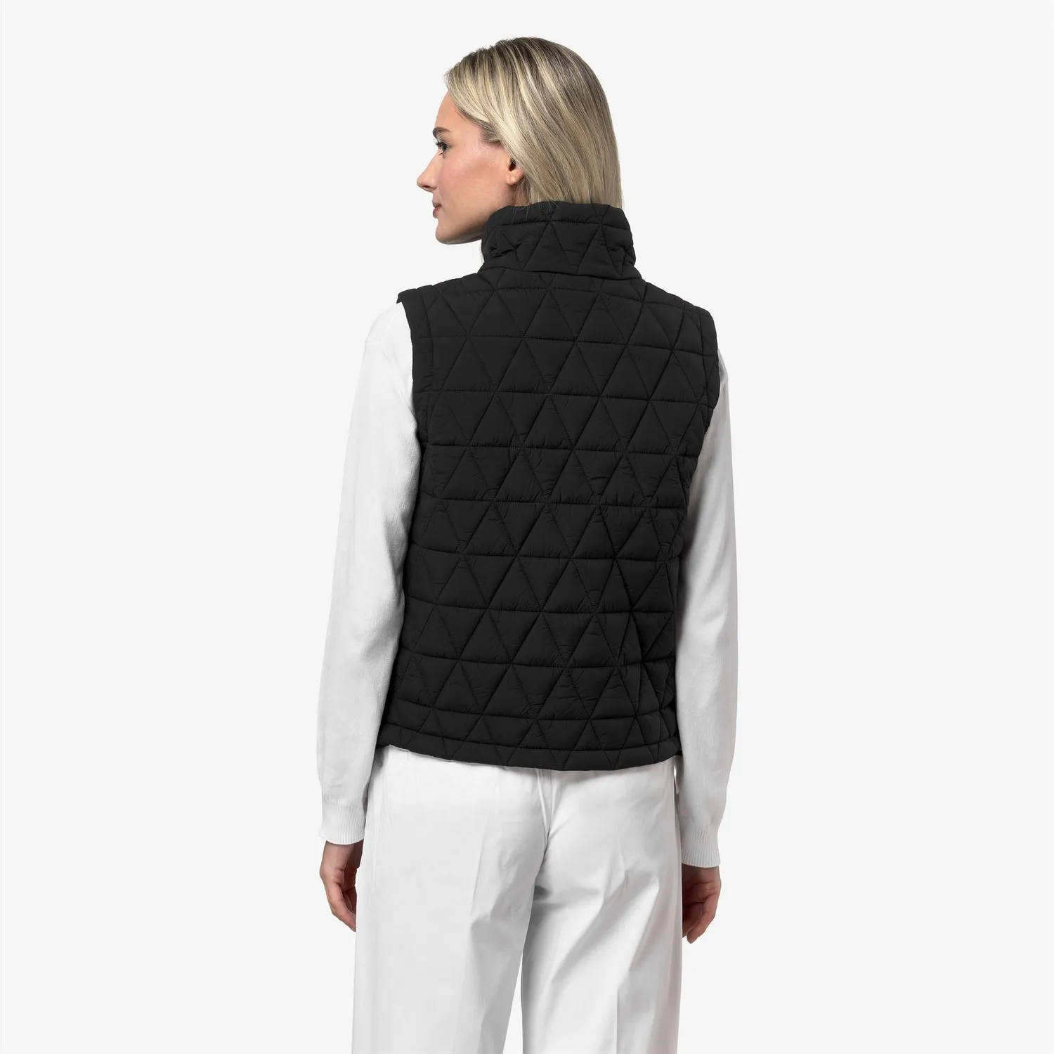 K-Way Satine Diamond Quilted vestă damă negru