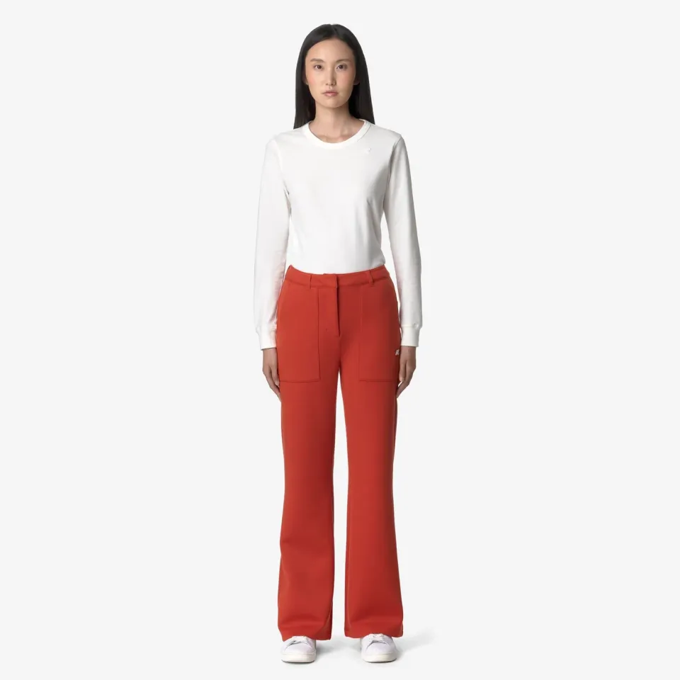 K-Way Janinne Light Spacer pantaloni roșu damă