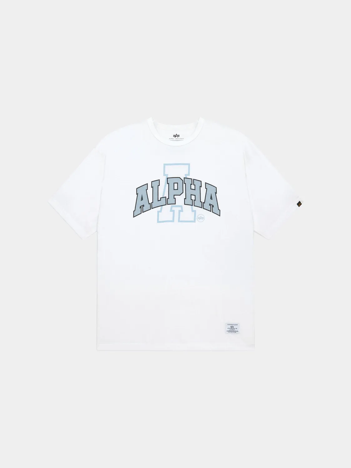 Alpha Industries Collegiate A tricou albastru replica blue