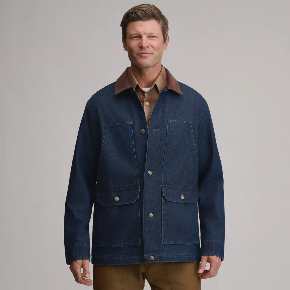 Eddie Bauer EB Denim Barn palton denim Deep Rinse
