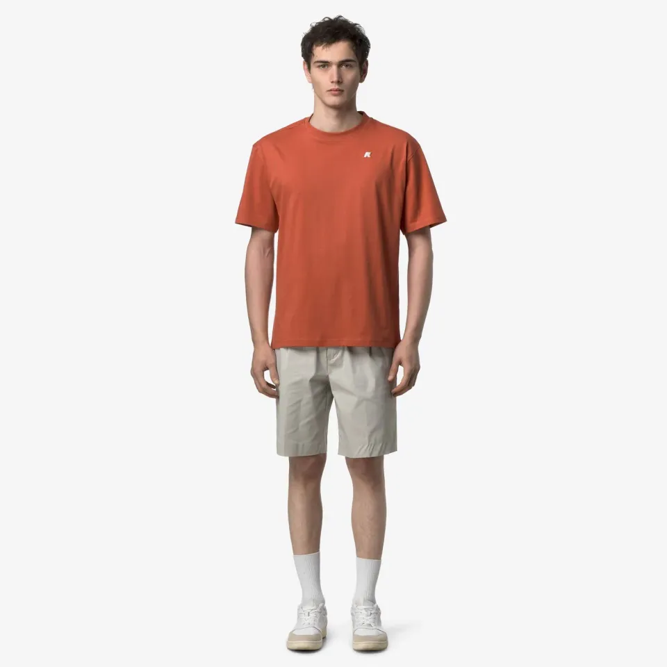 K-Way Solo Jersey tricou bărbați portocaliu bumbac