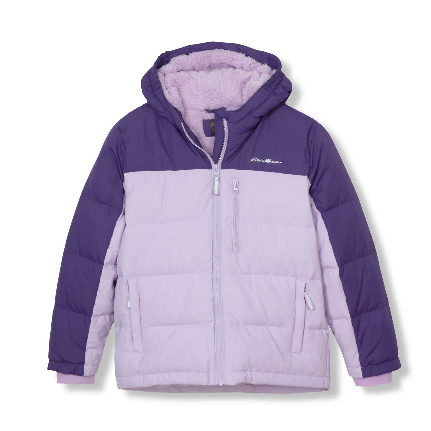 Eddie Bauer Classic Down geaca puf fete albastra calduroasa