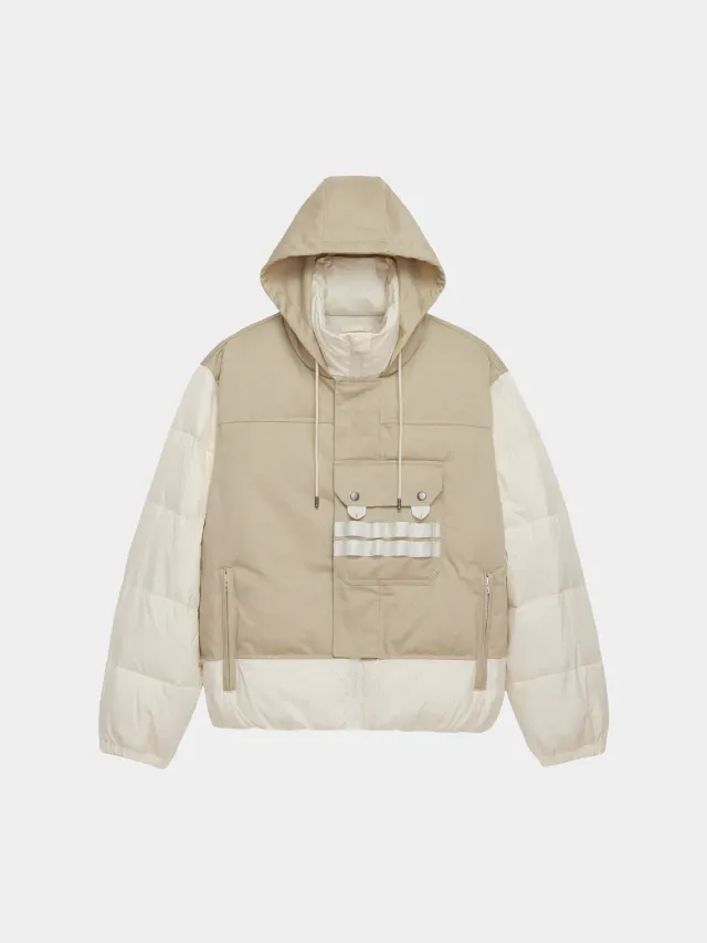 Alpha Industries Swedish Army parka Dune White nailon