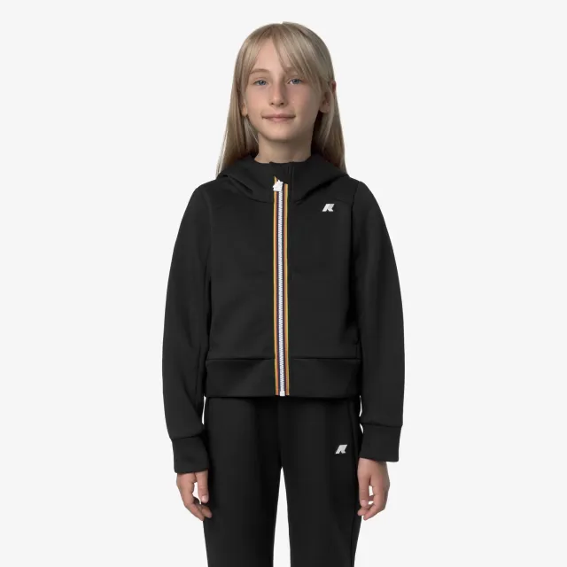 K-Way Divine Light Spacer hanorac fete negru stretch