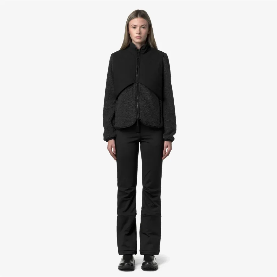 K-Way Escreins Softshell pantaloni ski negri dama
