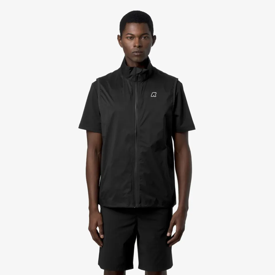 K-Way Croixer Travel vesta unisex negru impermeabila