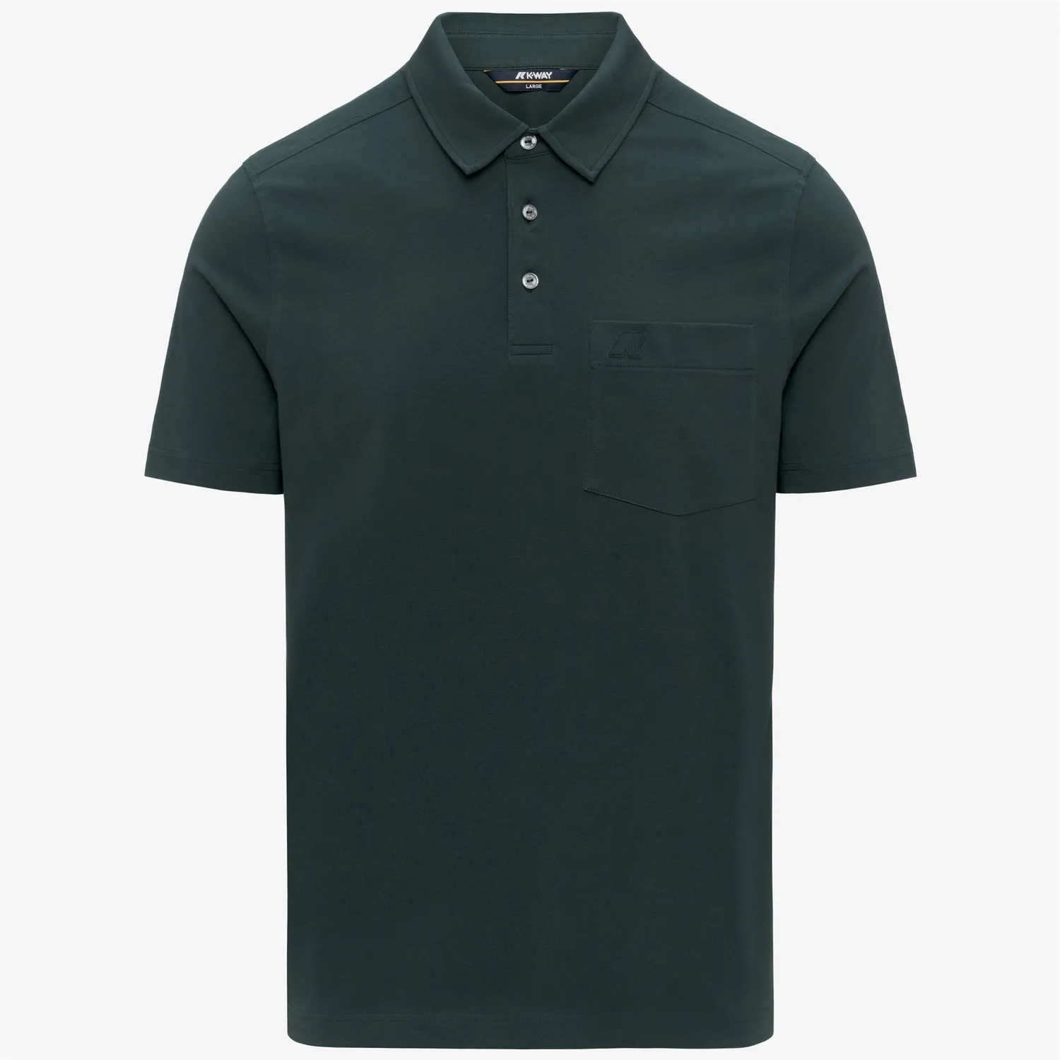 K-Way Klassic Vanoine polo barbati verde bumbac stretch