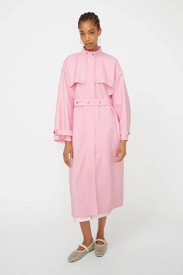 Isabelle Blanche palton duster arctic rose S