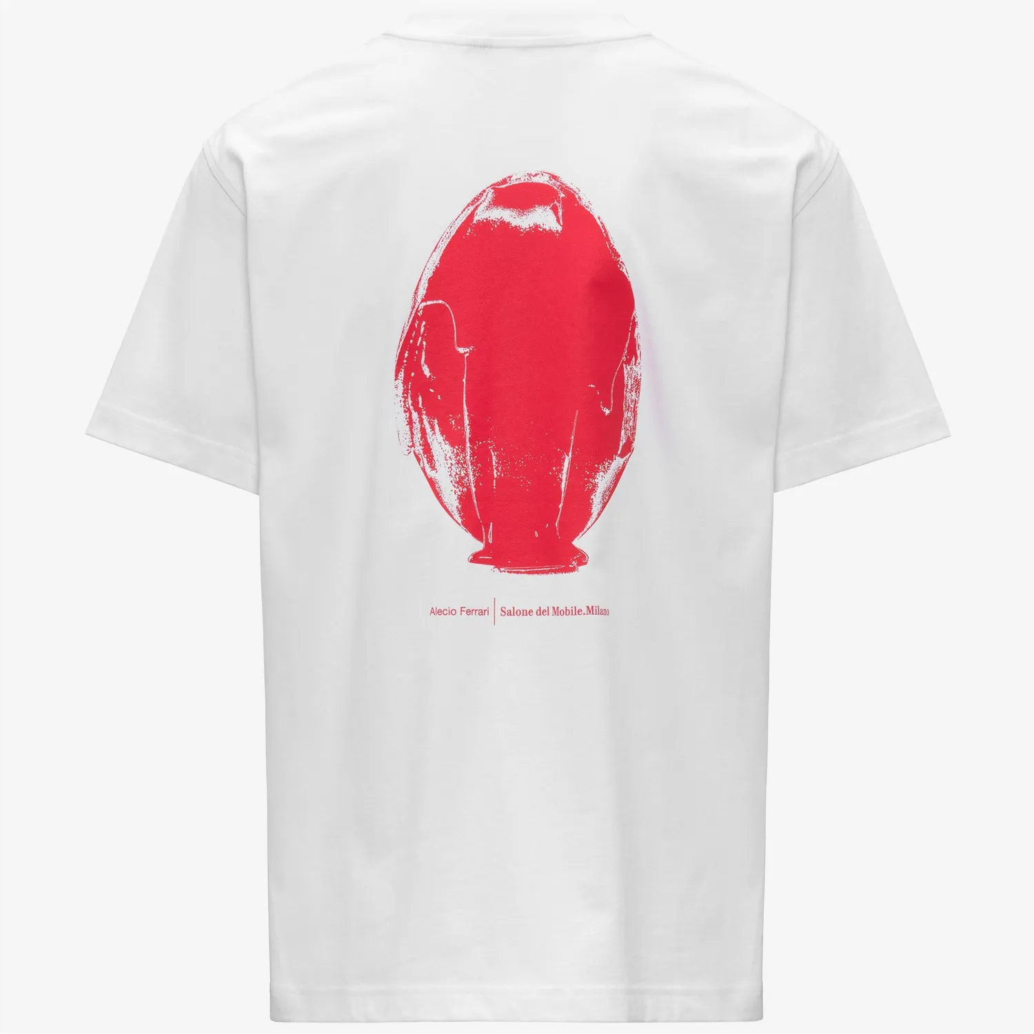 K-Way Leo SDM tricou bărbați alb bumbac grafic