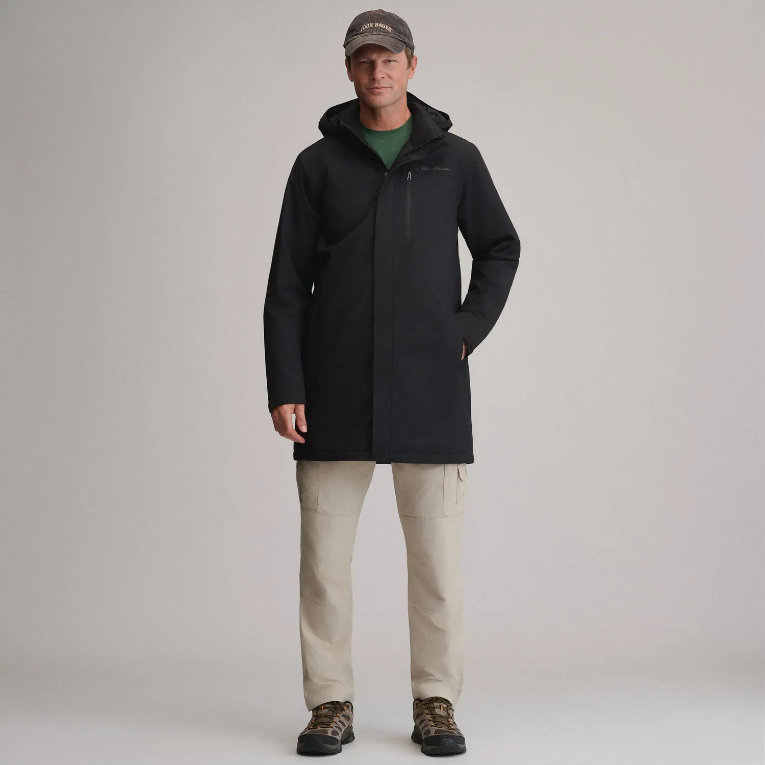 Eddie Bauer Mainstay palton trench Storm M impermeabil