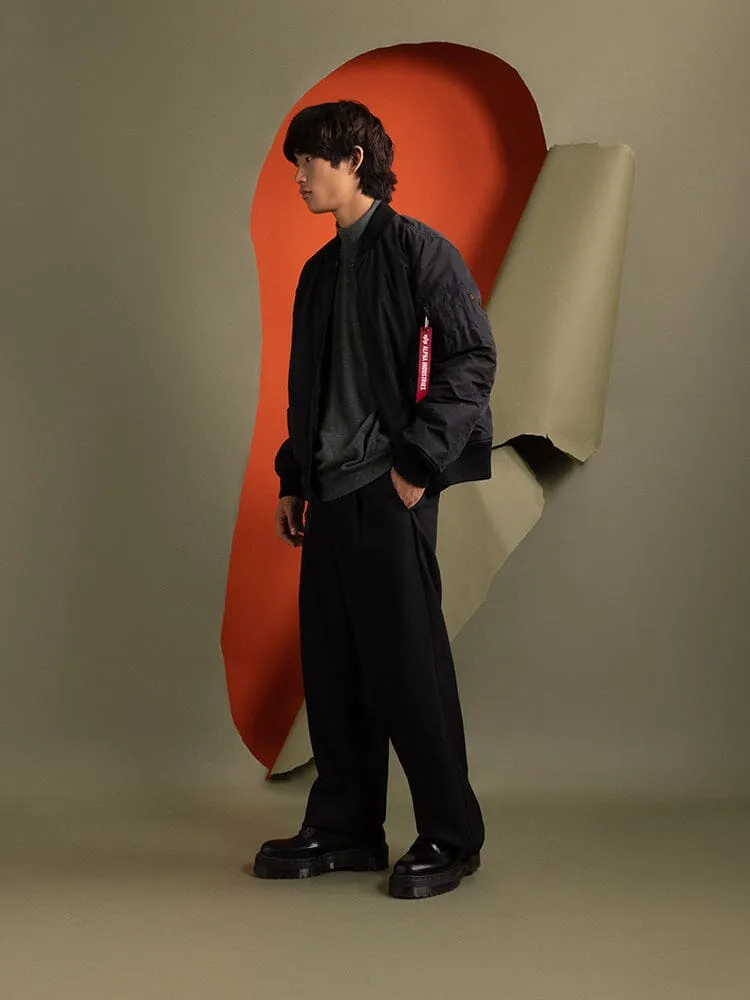 Alpha Industries MA-1 Reversible Onion Quilted geaca bomber negru rezistenta