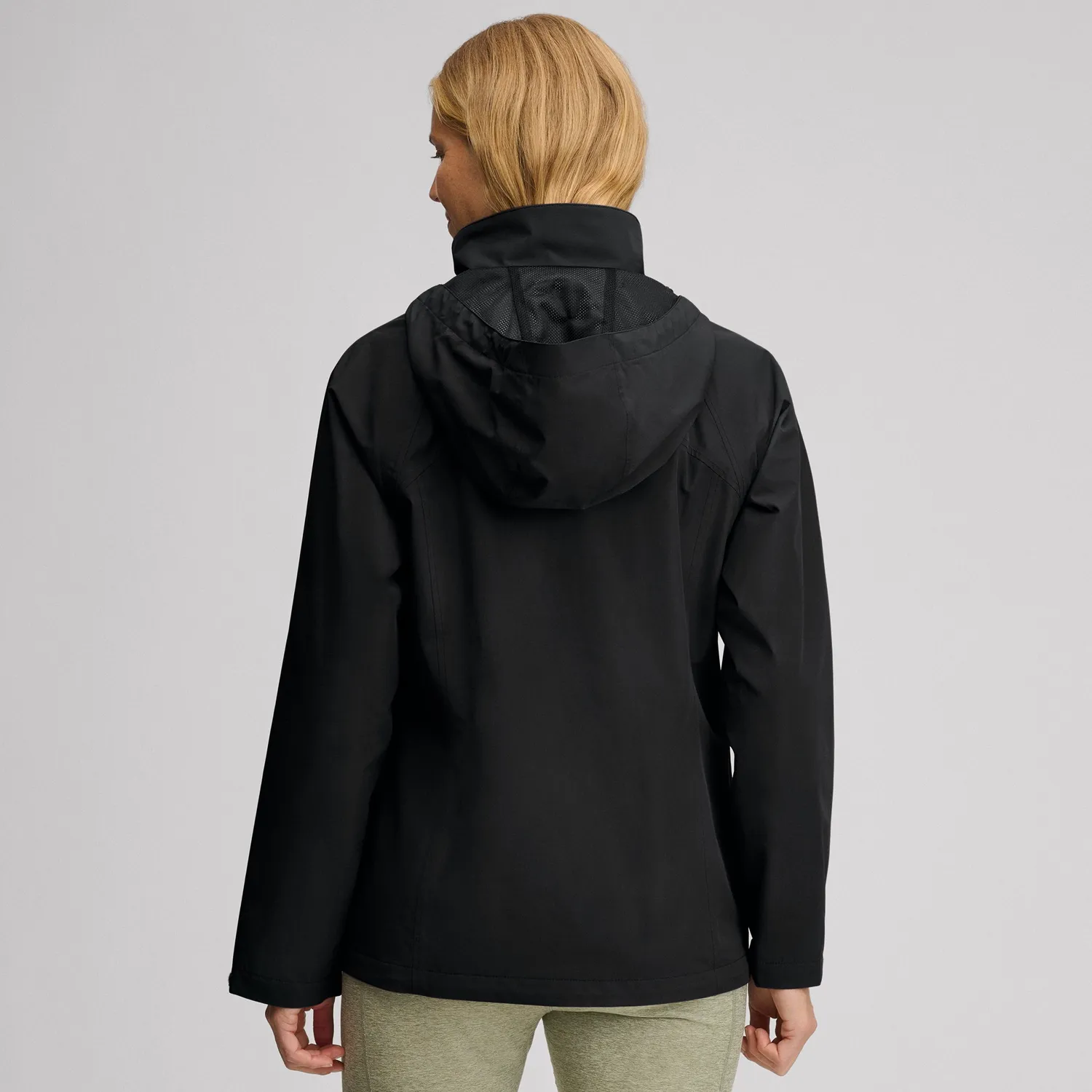 Eddie Bauer Rainfoil geaca ploaie dama neagra