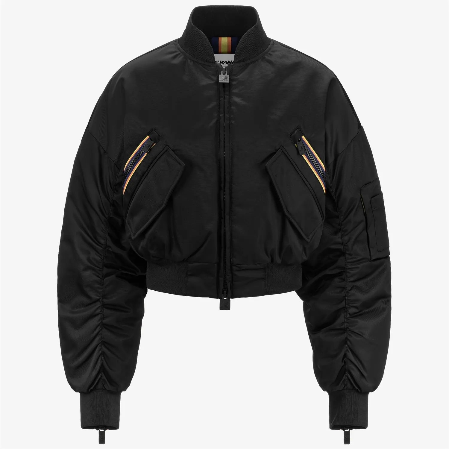 K-Way Loncrop Thermo geaca dama negru scurt matlasata