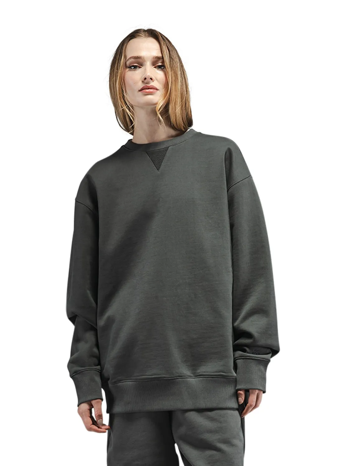 Alpha Industries French Terry Crewneck Gen II bluză charcoal moale
