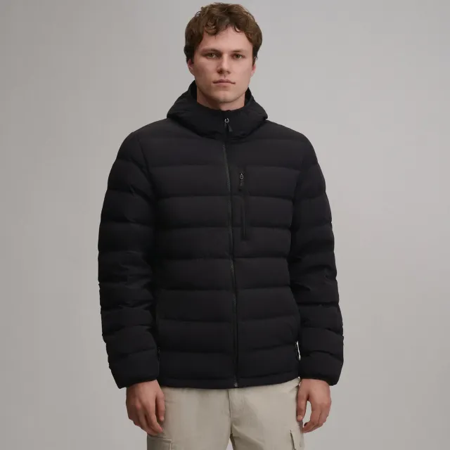Eddie Bauer EB Stretch geaca barbati negru puf 650
