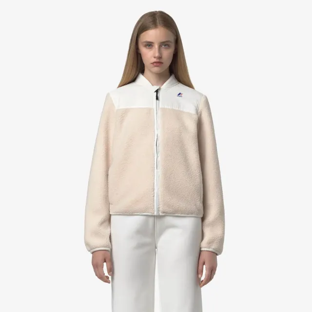 K-Way Bernardine 4.0 Orsetto fleece dama alb calduros